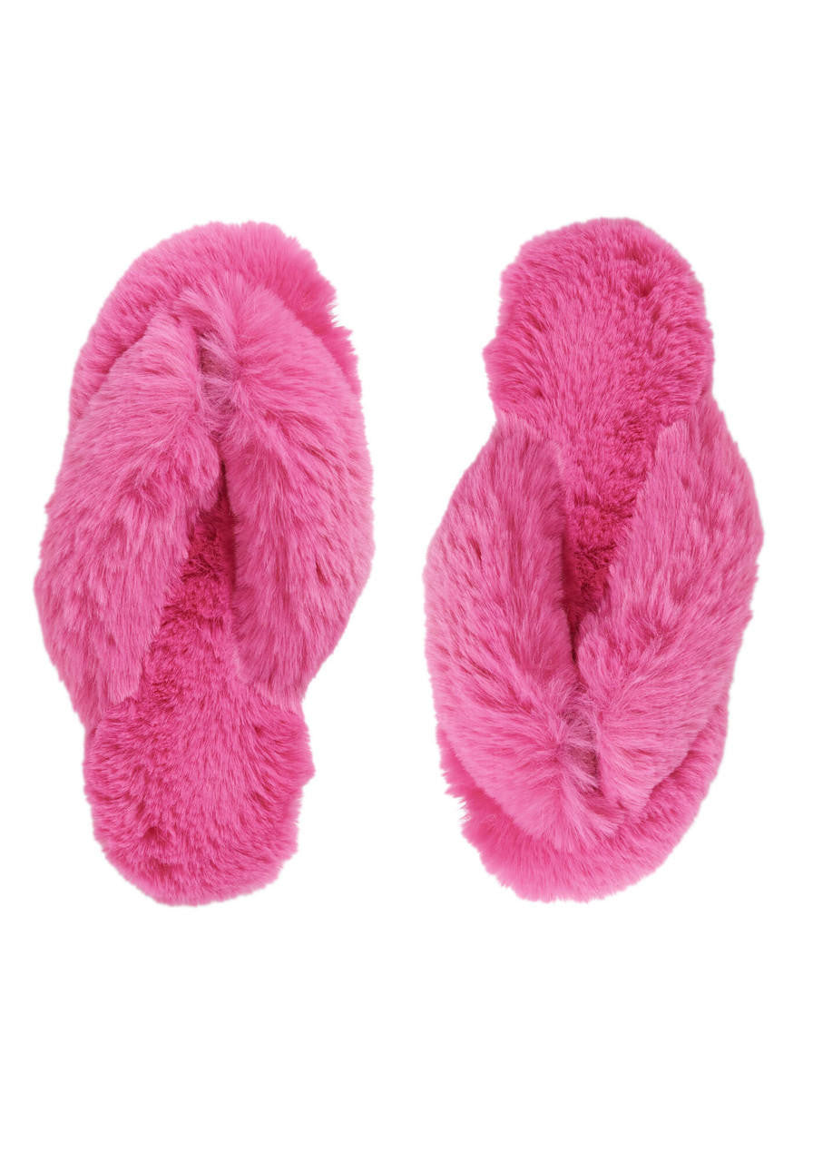 Faux Fur Slippers