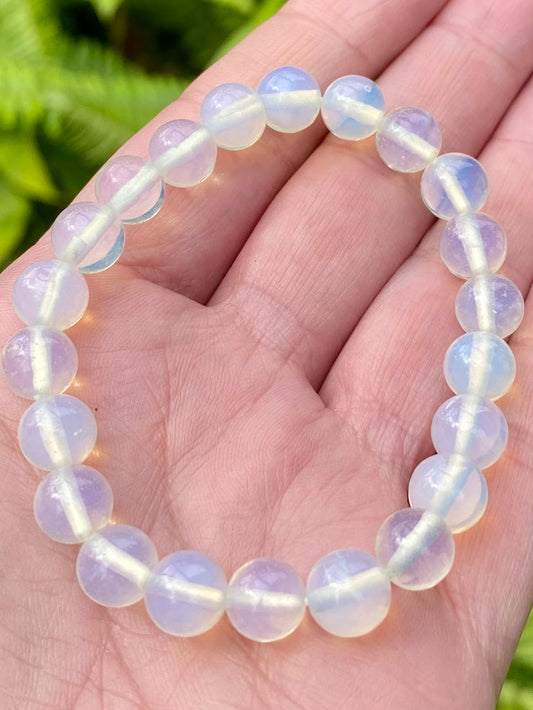 Opalite 8mm Stretch Bead Bracelet