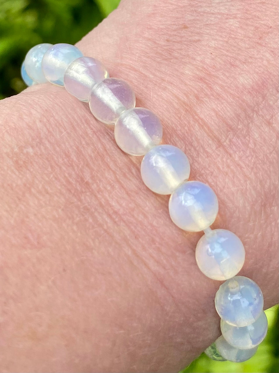 Opalite 8mm Stretch Bead Bracelet