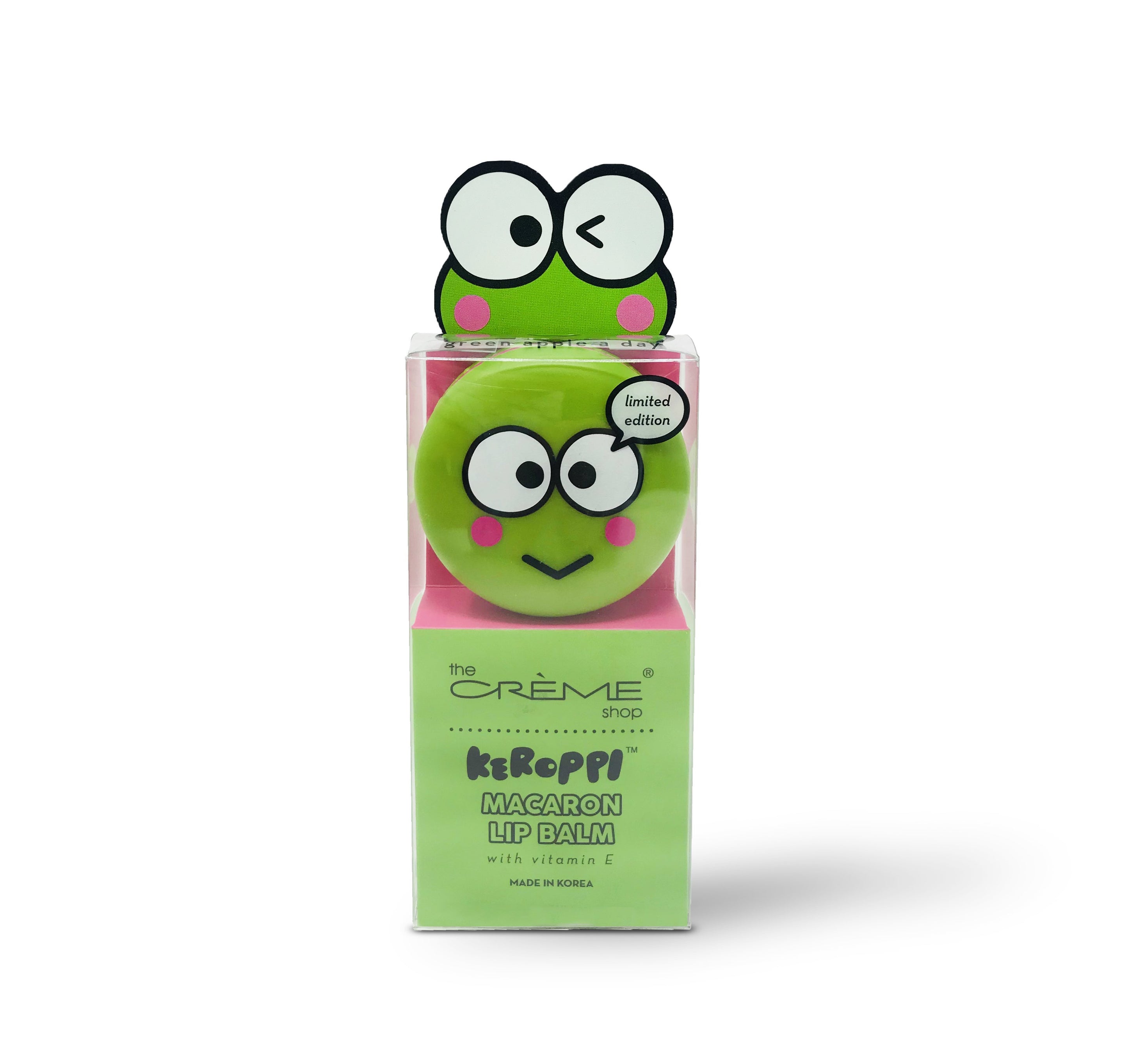 The Crème Shop x Sanrio

Keroppi Macaron Lip Balm - Green Apple A Day 2