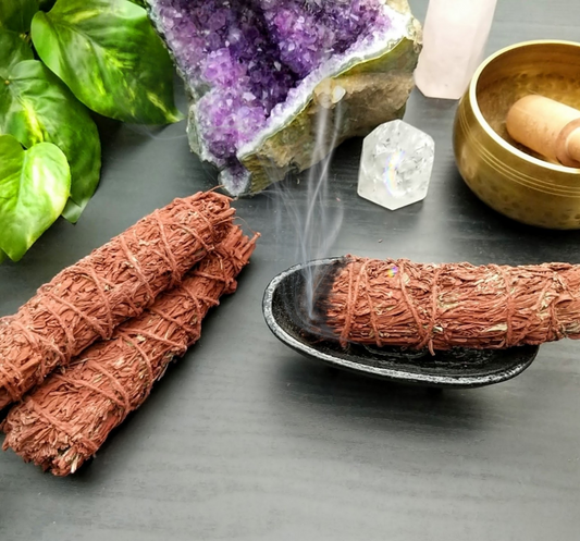 White Sage with Dragon's Blood Smudge Stick