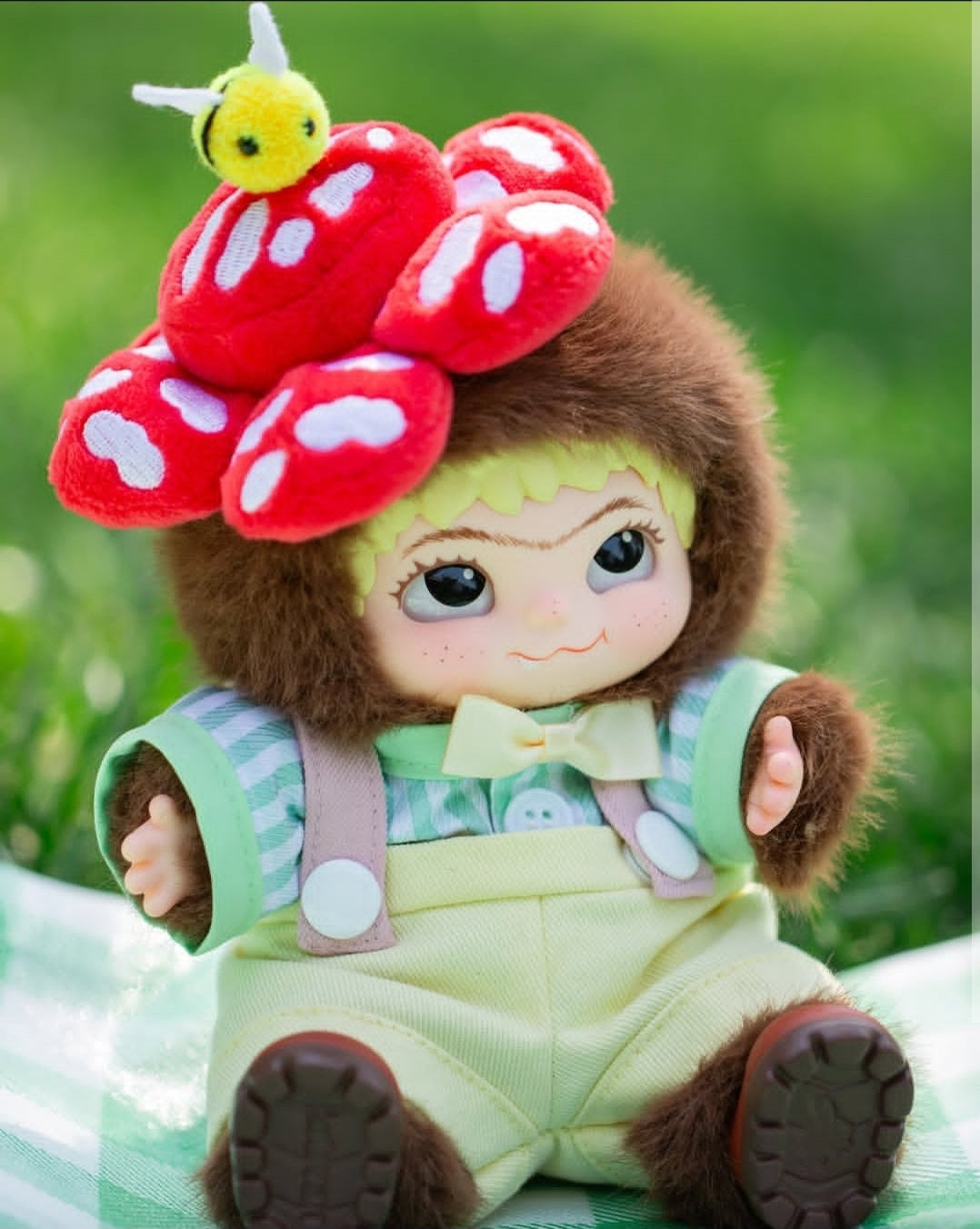 WAKUKU Flower Gentleman Vinyl Plush Doll Pendant