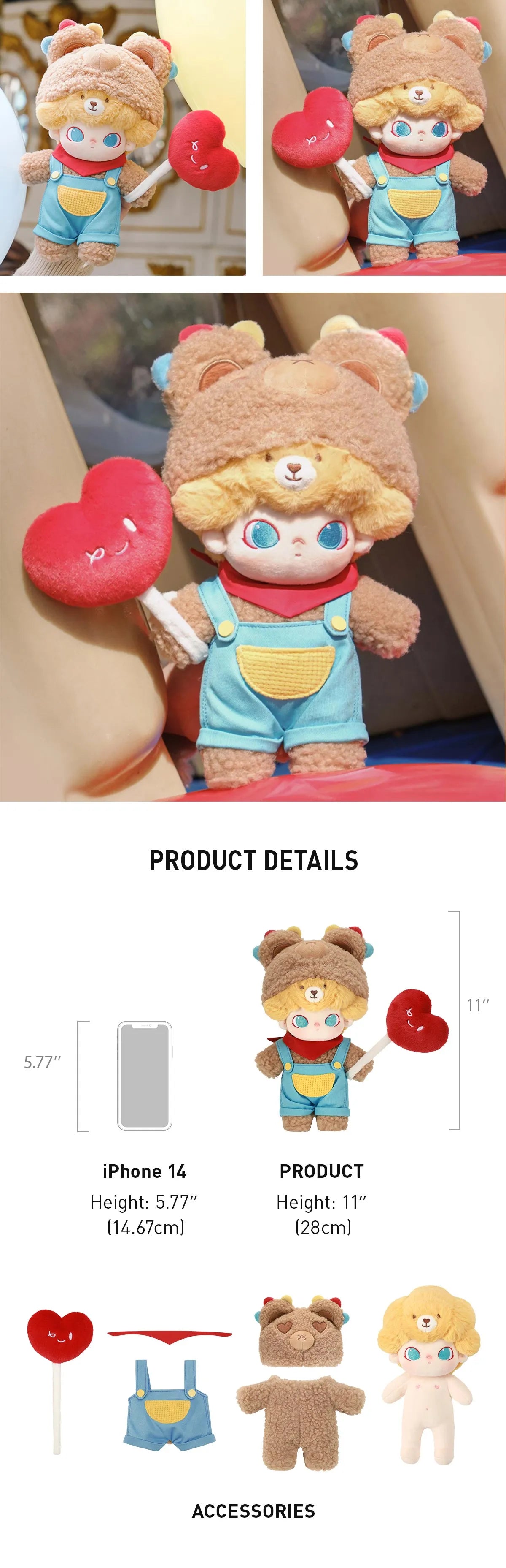 DIMOO Dating Series-7.8inch Plush
