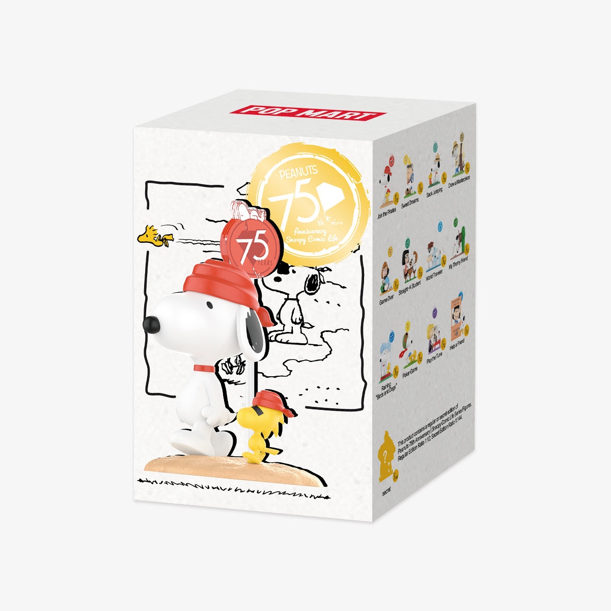 Peanuts 75th Anniversary | Snoopy Comic Life Series Figures Blind Box
