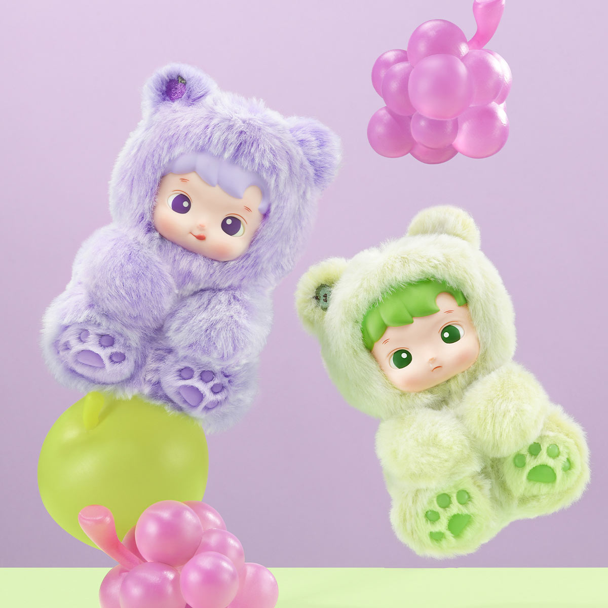 HACIPUPU Gummy Bear Series- Vinyl Plush Pendant Blind Box