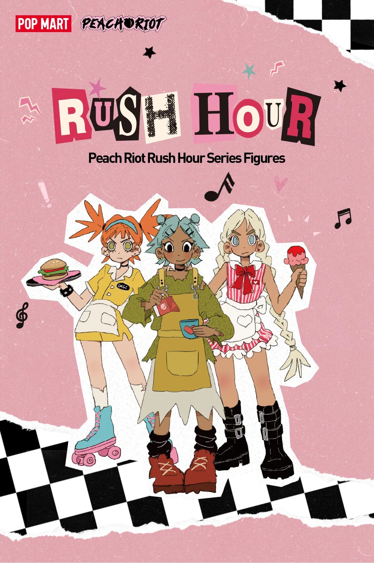 Peach Riot Rush Hour Series Figures