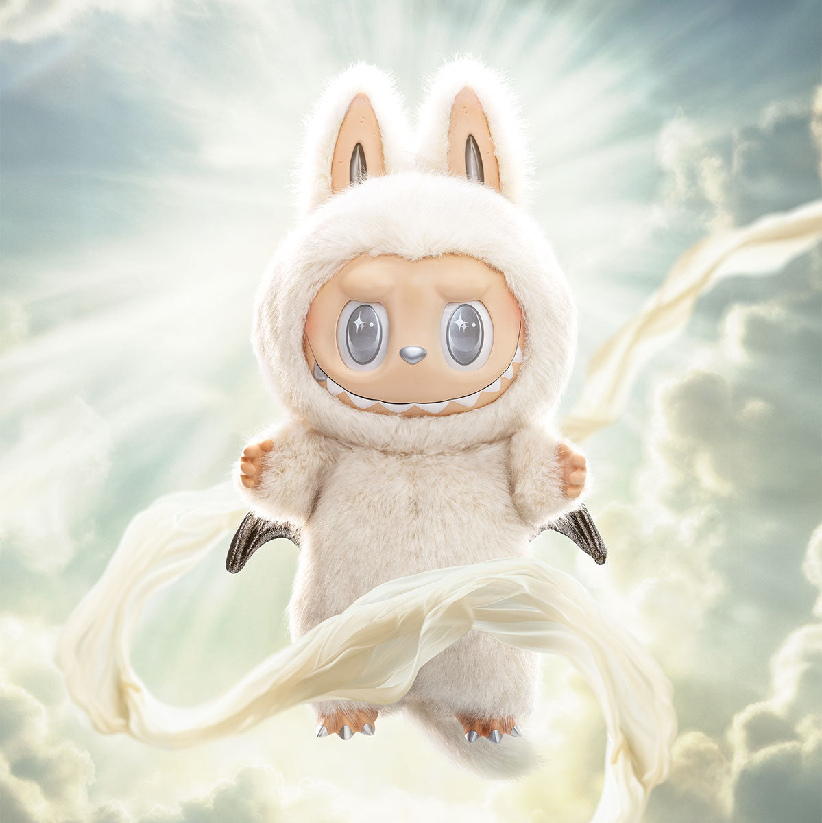 THE MONSTERS - ANGEL IN CLOUDS Vinyl Face Doll - ZIMOMO LABUBU