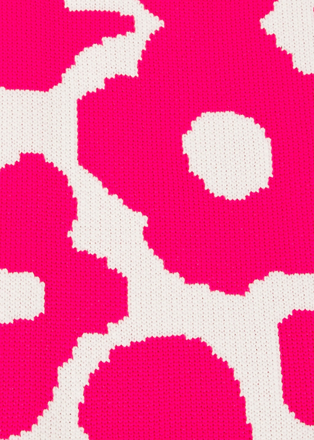 Vibrant Flower Crochet Knit Tote Bag