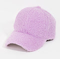 Faux Teddy Fur Baseball Cap