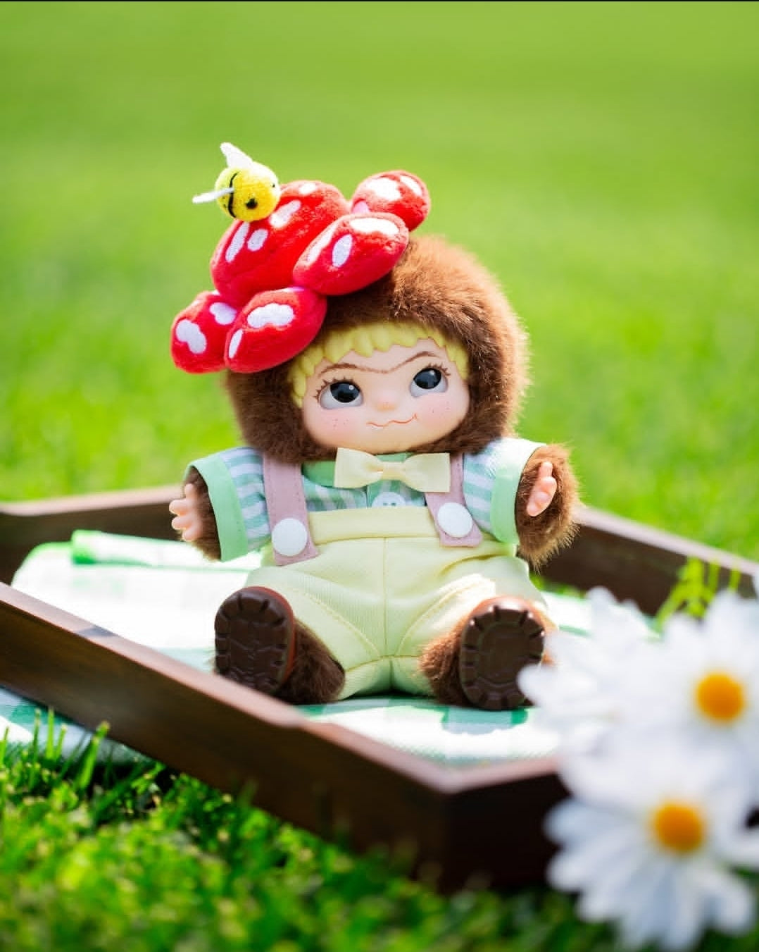 WAKUKU Flower Gentleman Vinyl Plush Doll Pendant