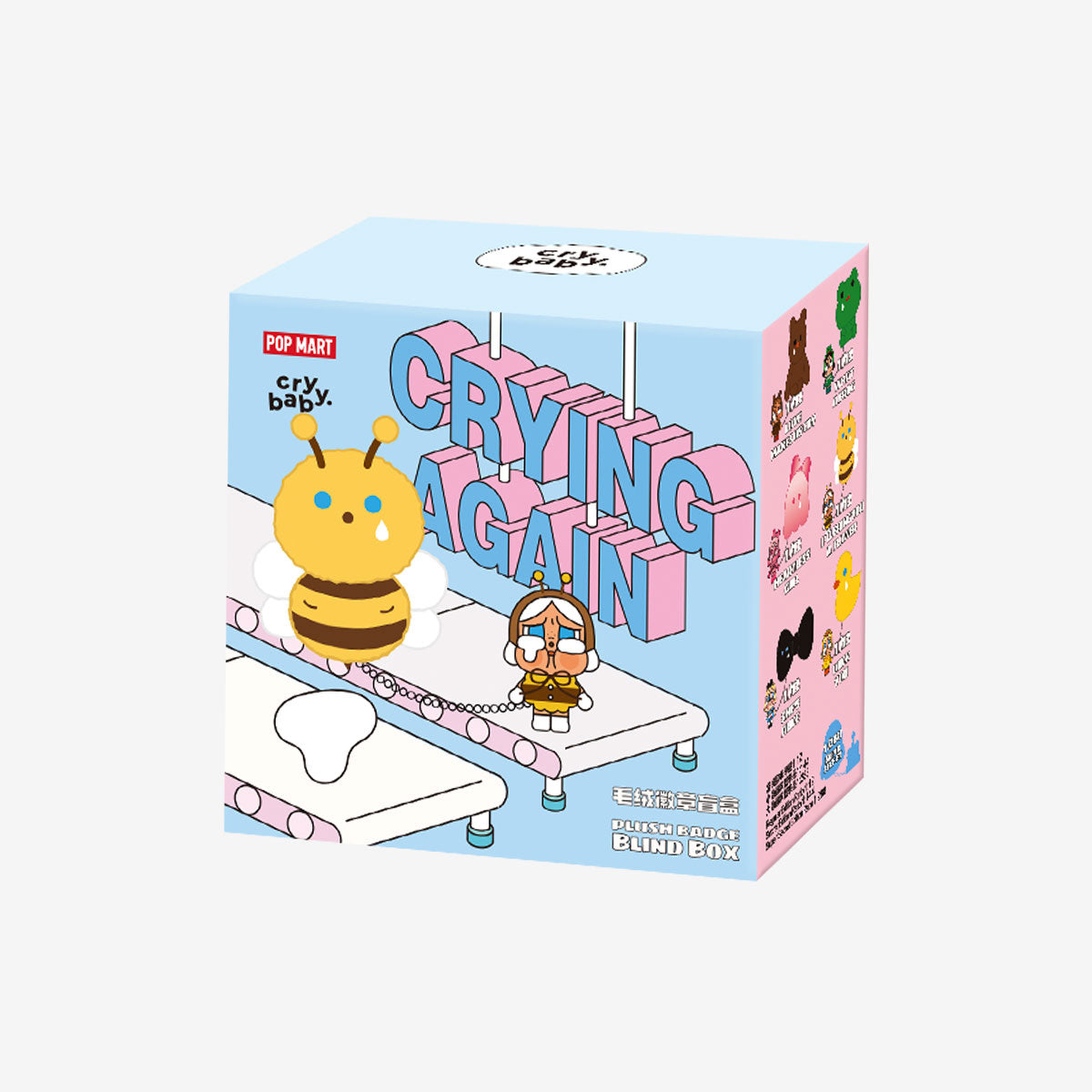 CRYBABY Crying Again Series- Plush Badge Blind Box
