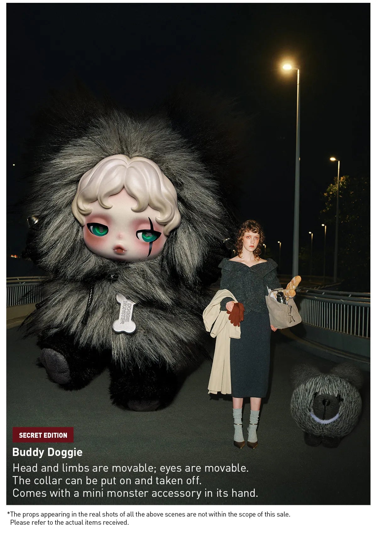 SKULLPANDA You Found Me! Series Plush Doll Pendant