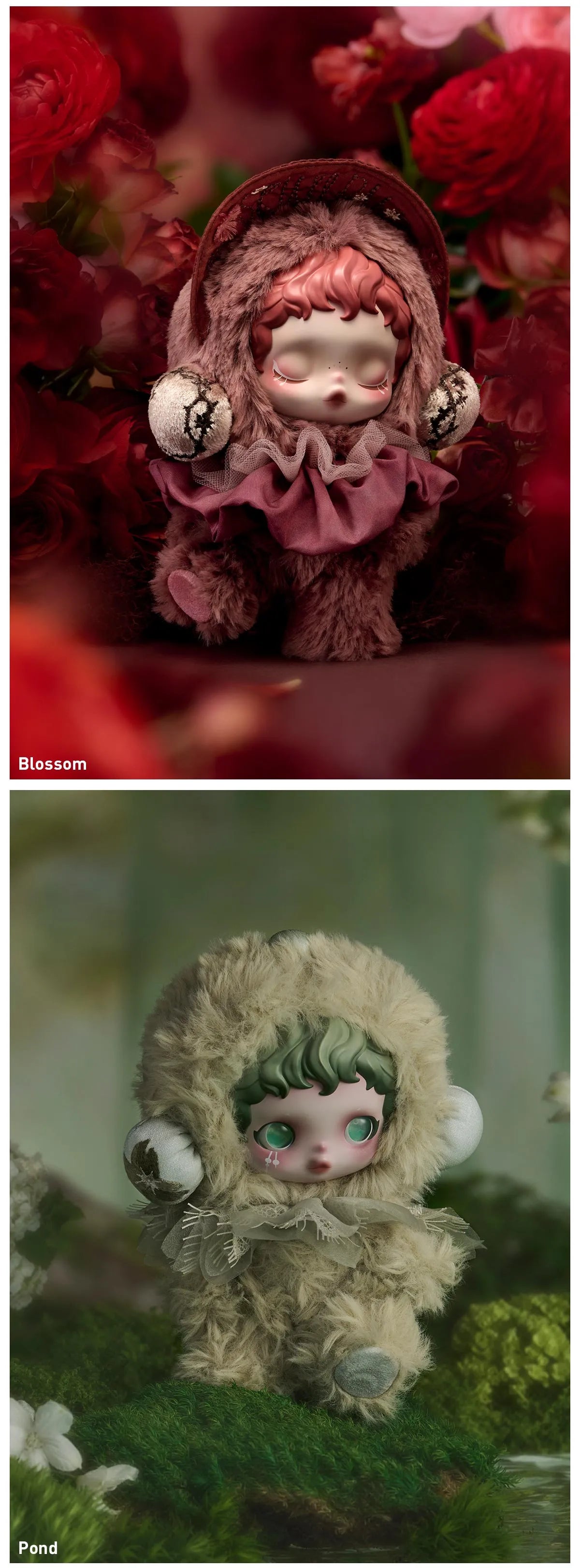 SKULLPANDA
L'impressionnisme Series Plush Doll Pendant