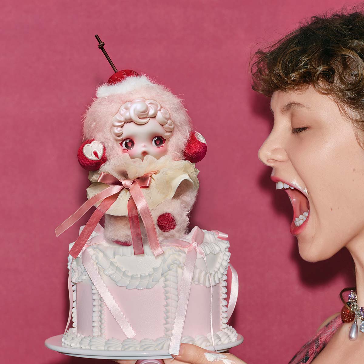 SKULLPANDA You Found Me! Series Plush Doll Pendant