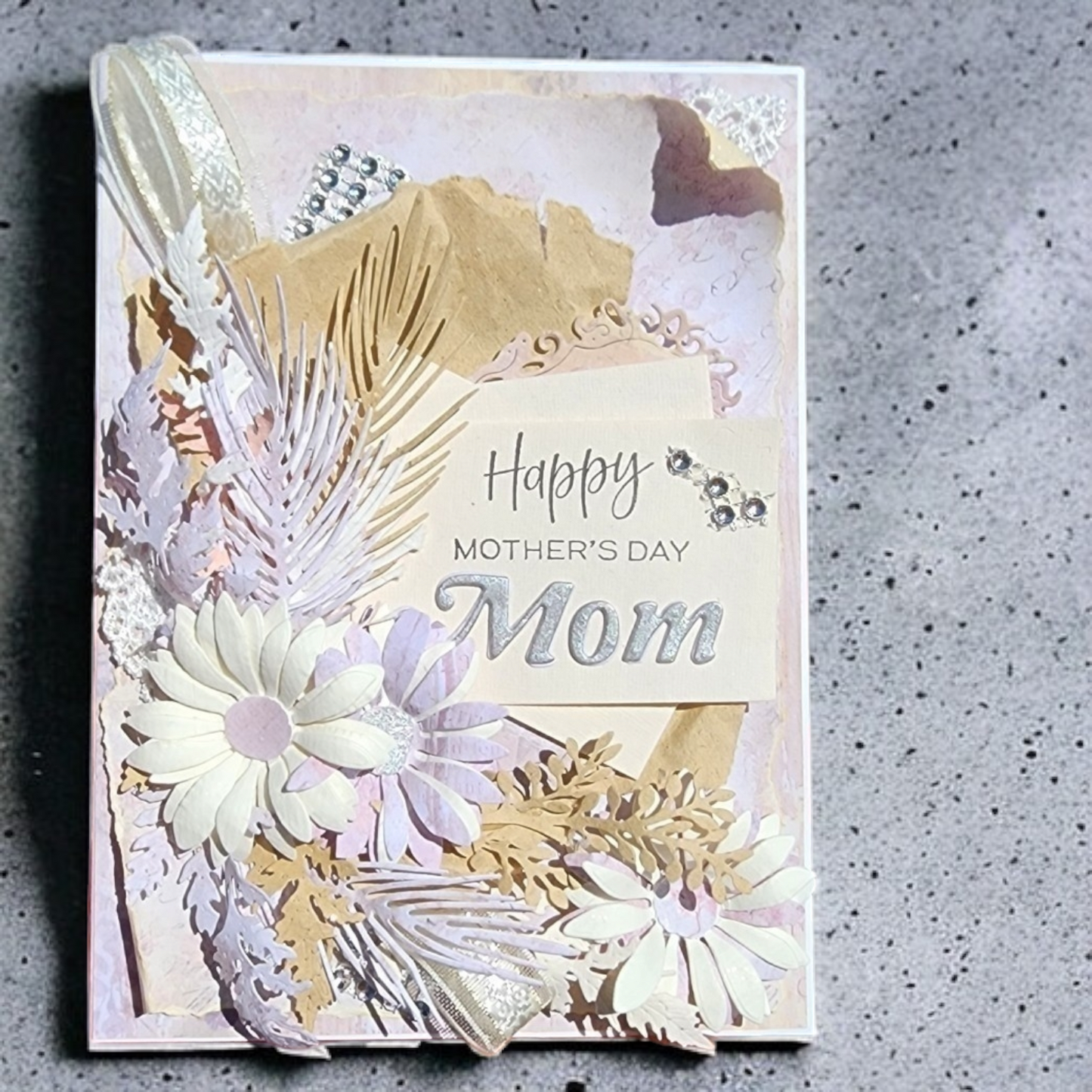 Mother's Day 3D Dye Cut Greeting Card