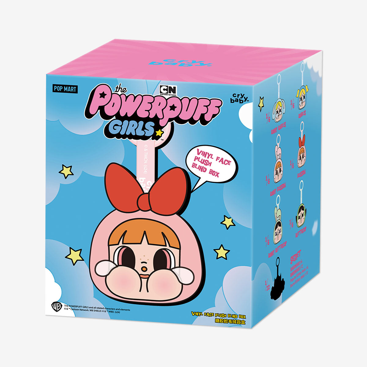 CRYBABY x Powerpuff Girls Series-Vinyl Face Plush Blind Box