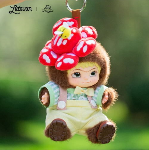WAKUKU Flower Gentleman Vinyl Plush Doll Pendant