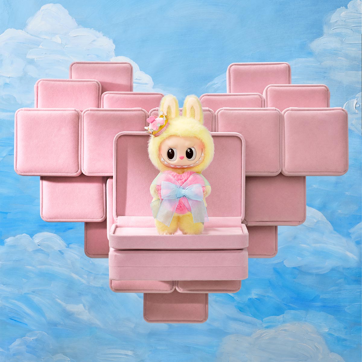 THE MONSTERS Let's Checkmate Series - LABUBU Vinyl Plush Hanging Card