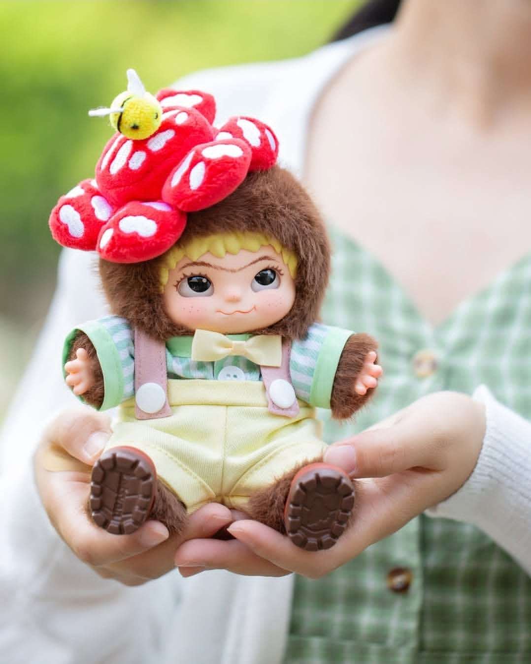 WAKUKU Flower Gentleman Vinyl Plush Doll Pendant