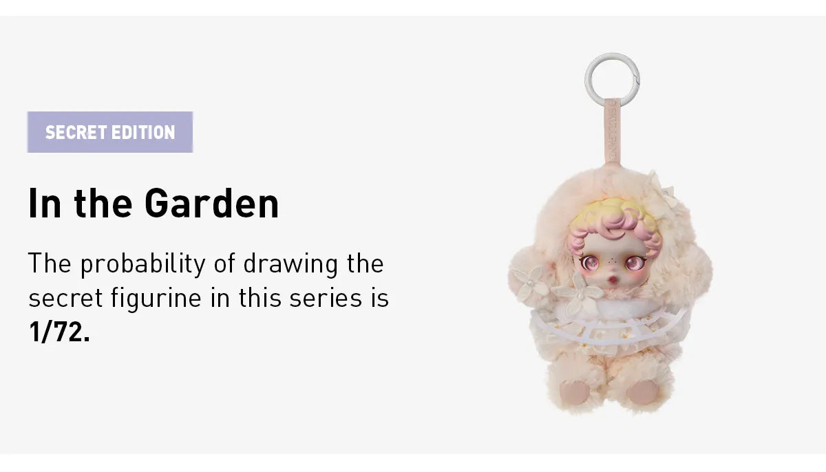 SKULLPANDA
L'impressionnisme Series Plush Doll Pendant