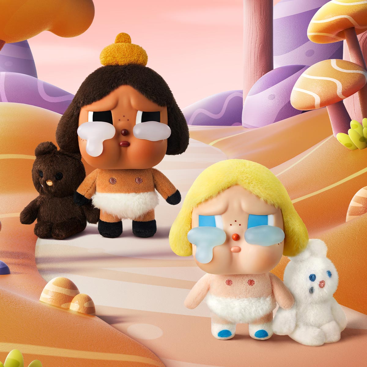 CRYBABY Crying Again Series- Vinyl Face Plush Blind Box