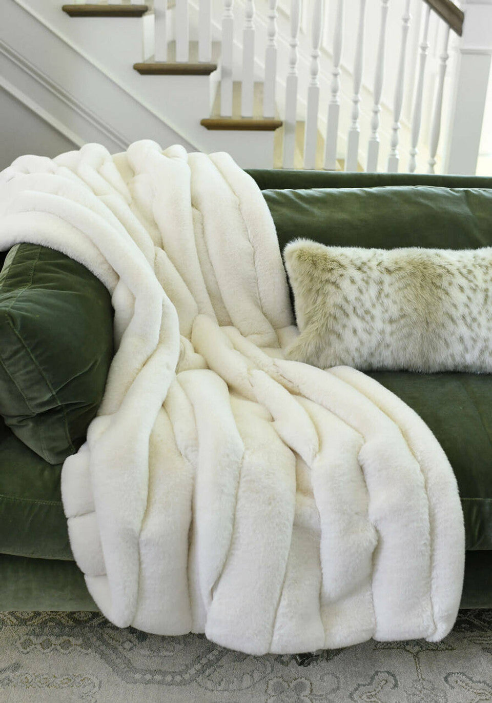 Faux Fur Posh Throw