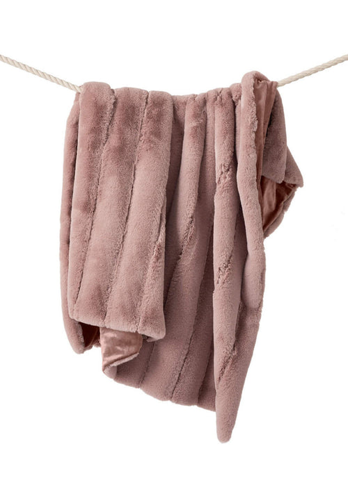 Faux Fur Posh Throw