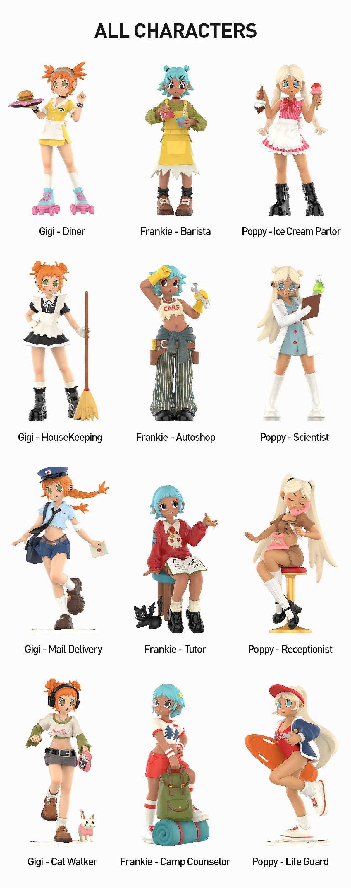 Peach Riot Rush Hour Series Figures