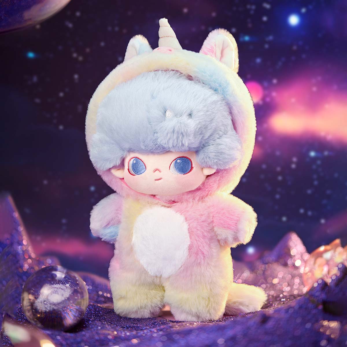 DIMOO: NoOne's Gonna Sleep Tonight Series-20cm Cotton Doll (Unicorn)