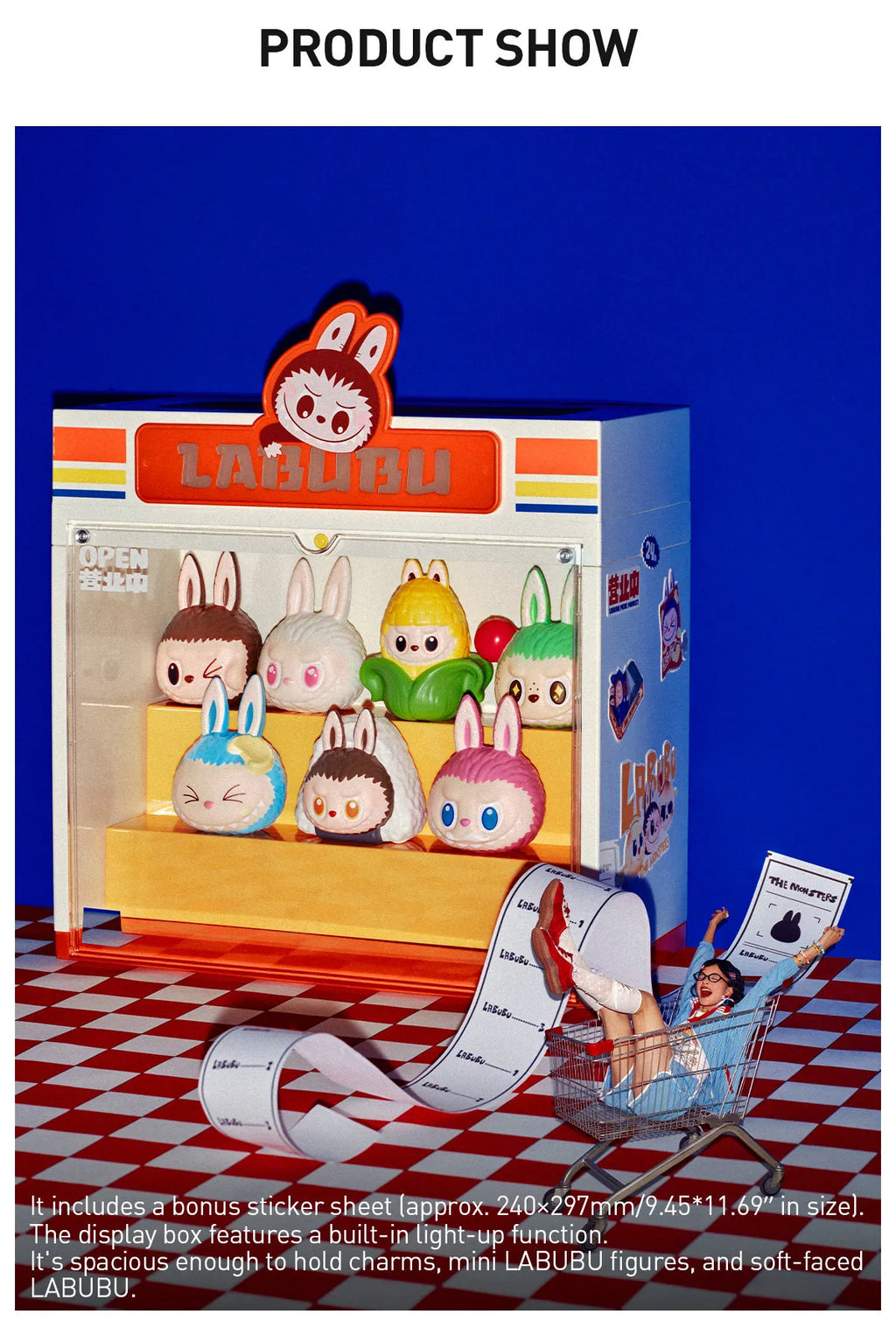THE MONSTERS Wacky Mart Series- Display Container