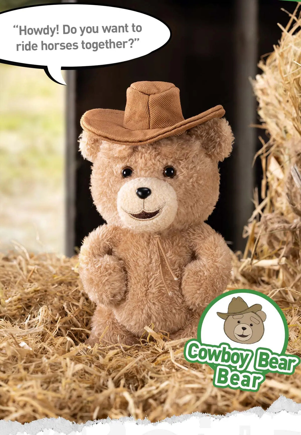 Ted2 Teddy Bear Action Plush Pendant