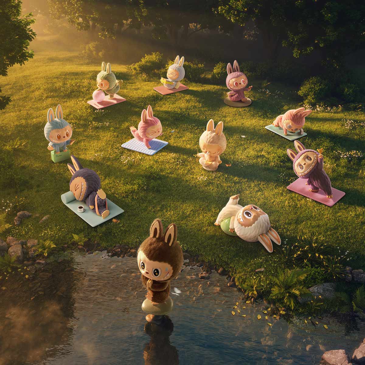 Lazy Yoga Series Figures Blind Box