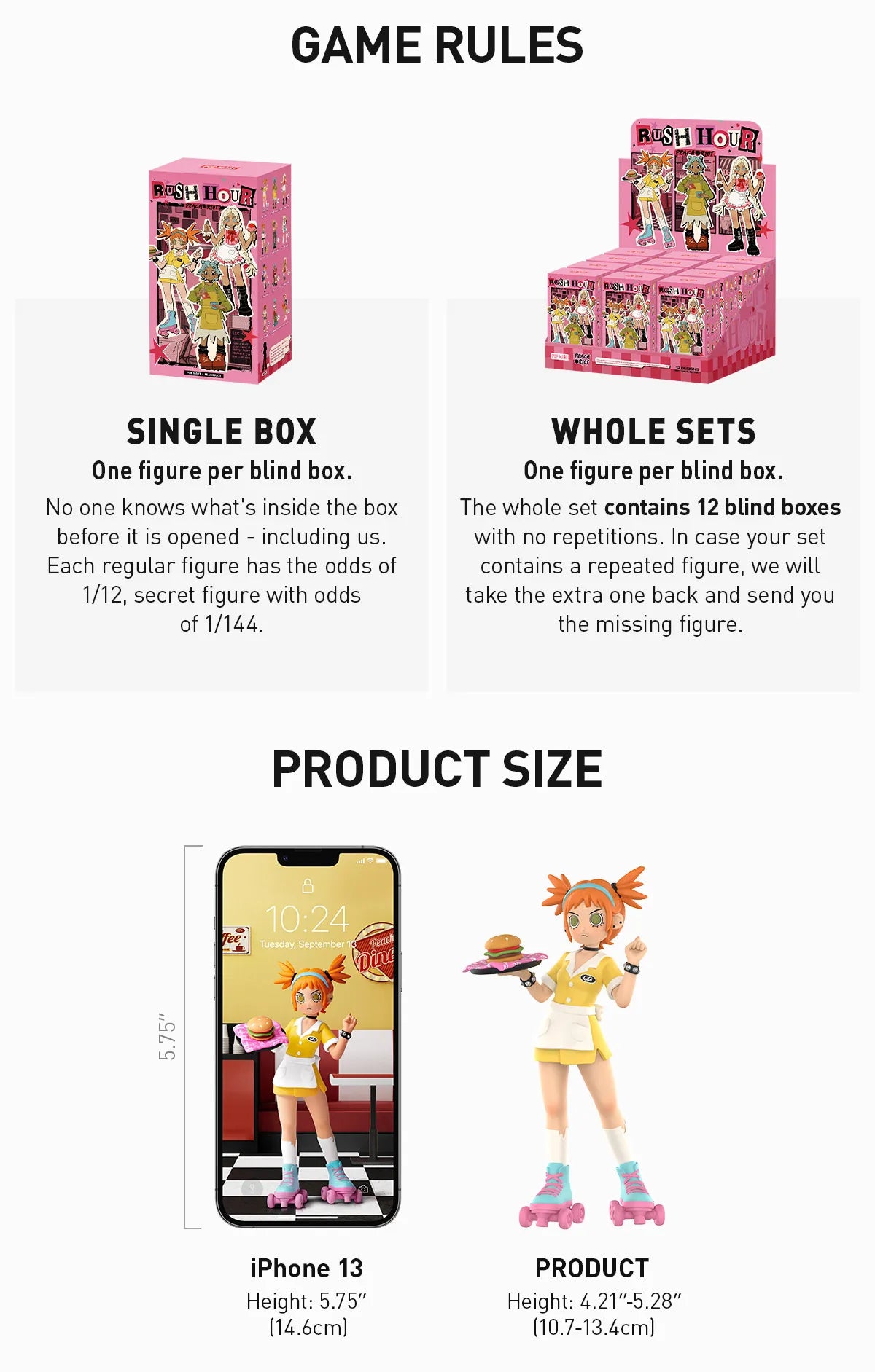 Peach Riot Rush Hour Series Figures