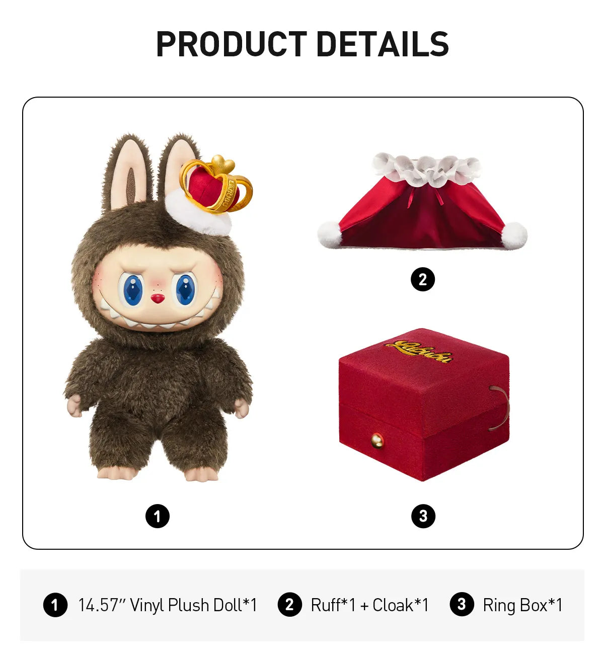 THE MONSTERS Let's Checkmate Series - Vinyl Plush Doll