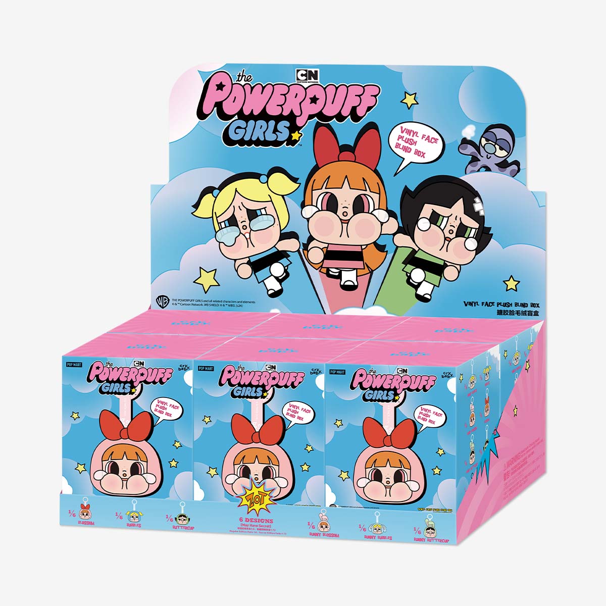 CRYBABY x Powerpuff Girls Series-Vinyl Face Plush Blind Box