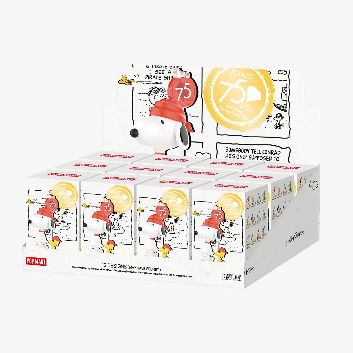 Peanuts 75th Anniversary | Snoopy Comic Life Series Figures Blind Box