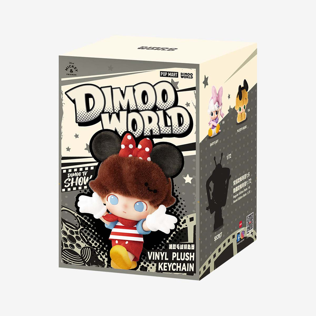 DIMOO WORLD x DISNEY Series- Vinyl Plush Keychain Blind Box (RESTOCK)