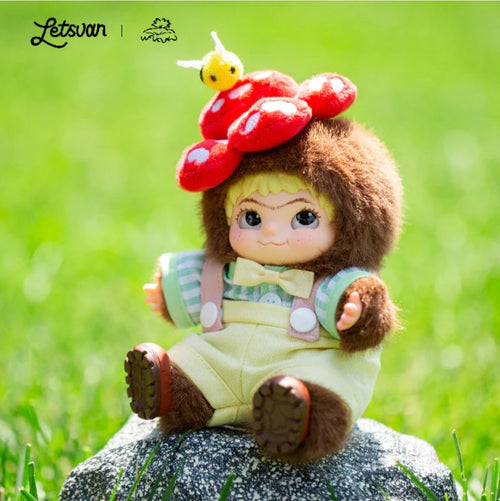 WAKUKU Flower Gentleman Vinyl Plush Doll Pendant