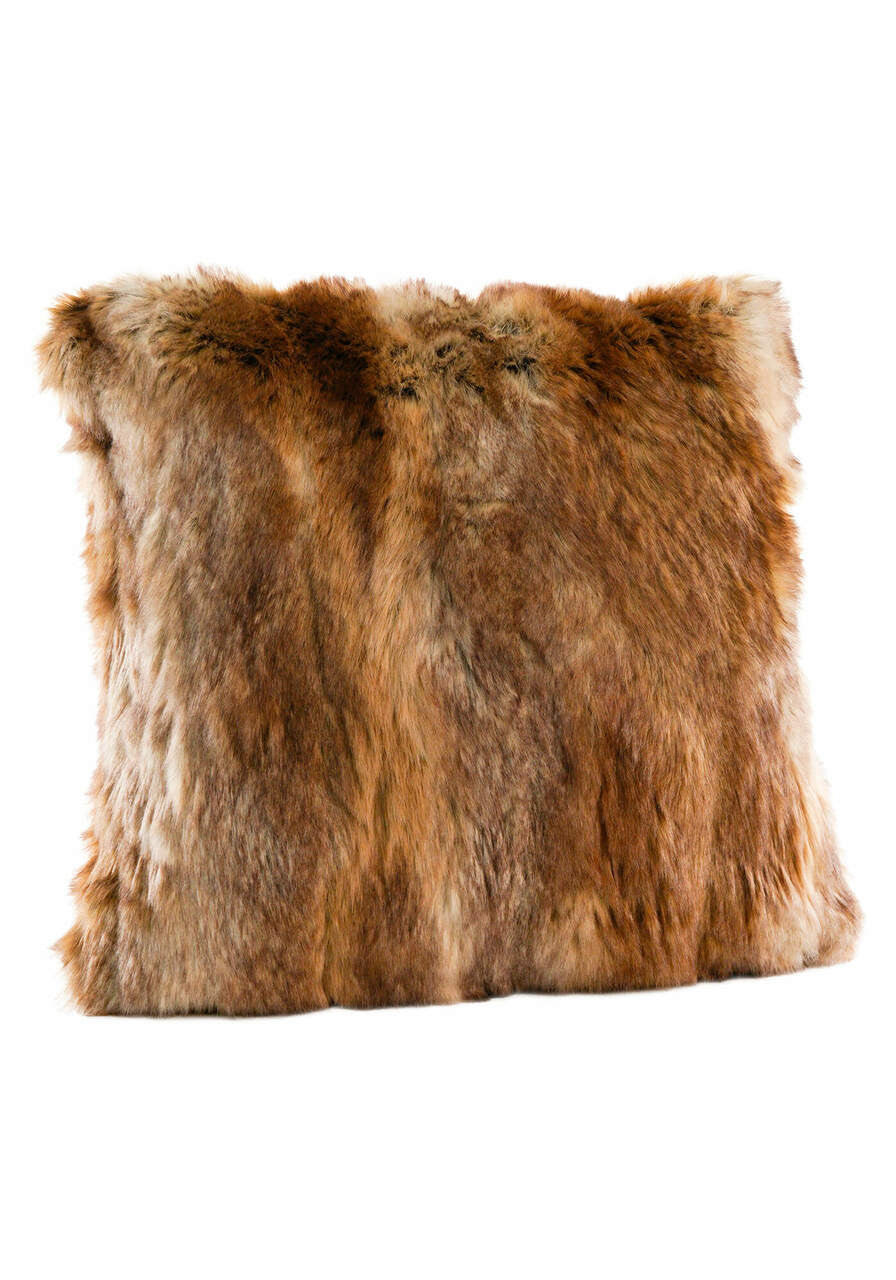 Signature Series Faux Fur Pillow Fisher