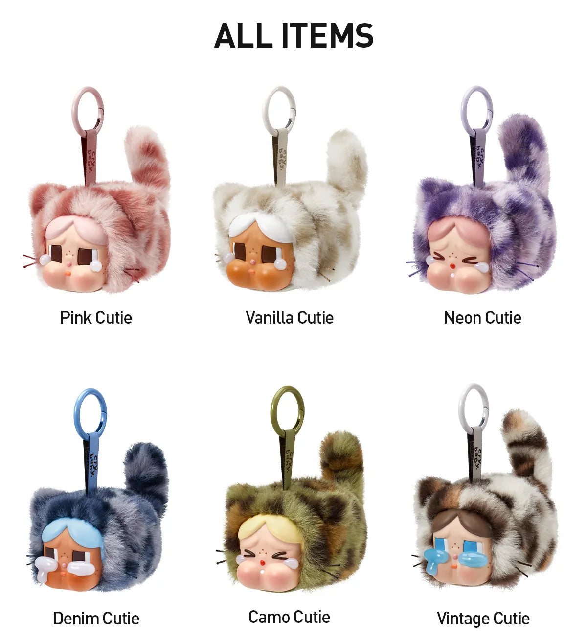 CRYBABY Wild but Cutie Series- Vinyl Plush Pendant Blind Box