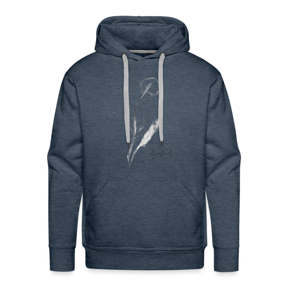 Broken and Beautiful Premium Hoodie - heather denim