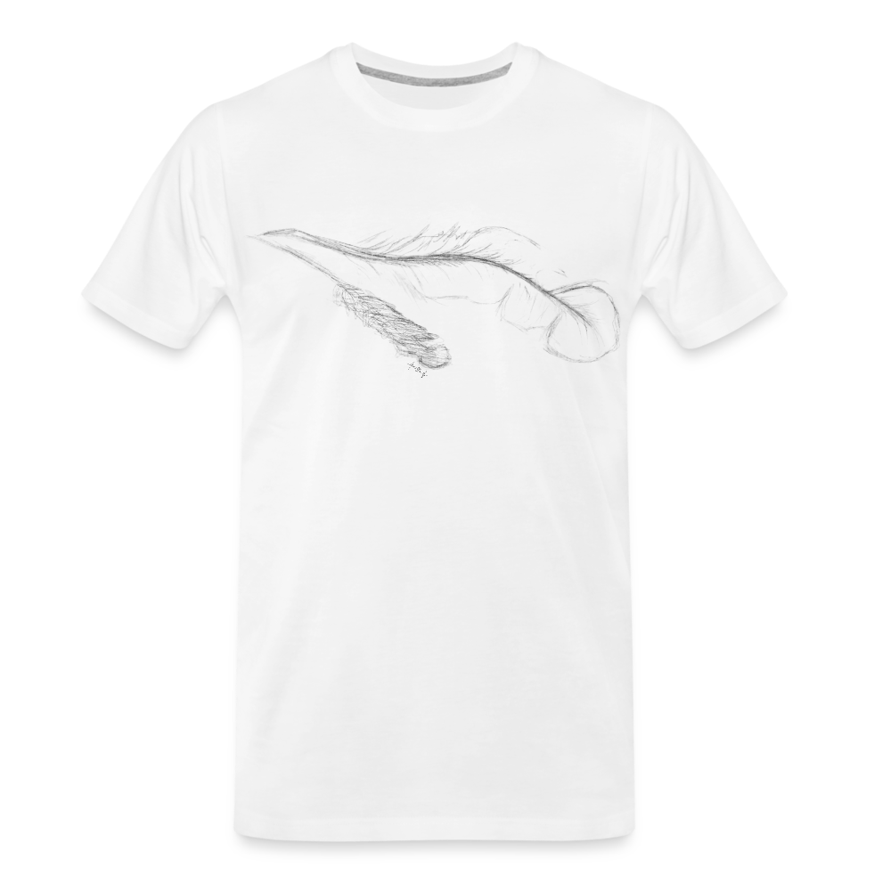Broken and Beautiful Men’s Premium Organic T-Shirt - white