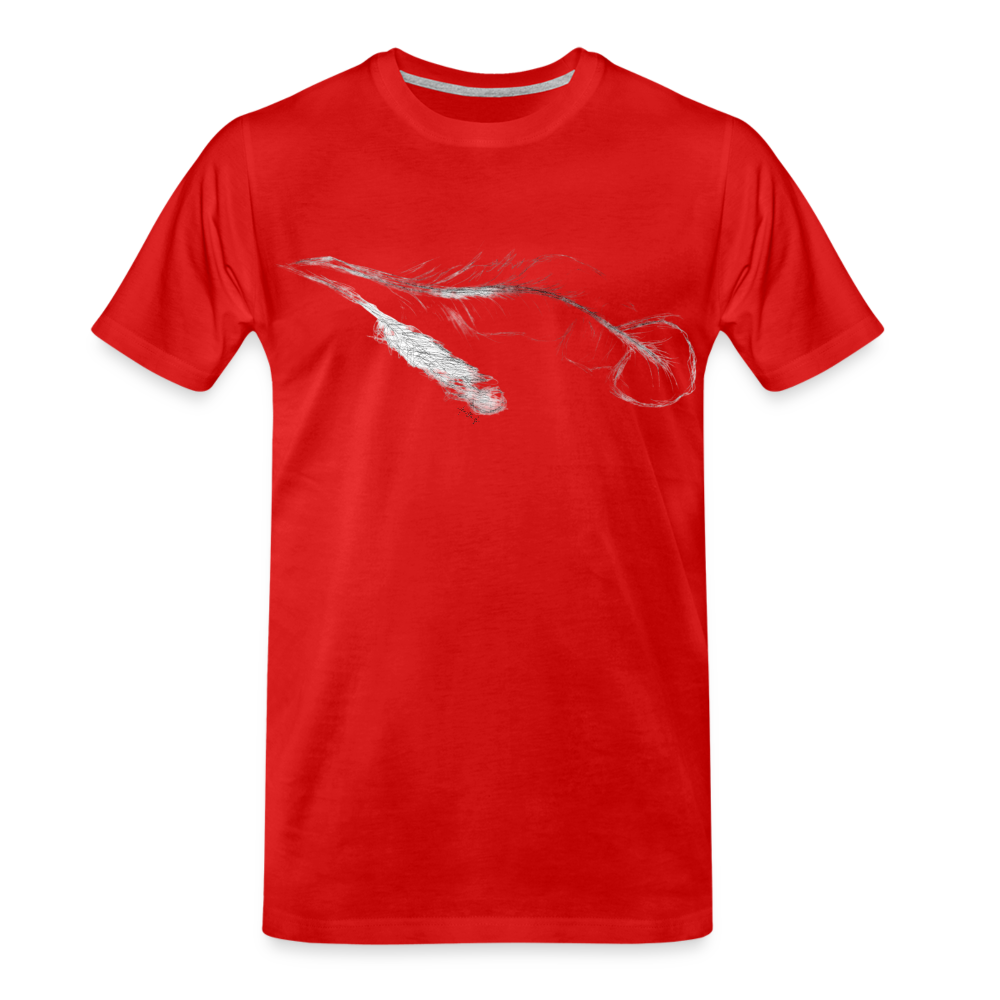 Broken and Beautiful Men’s Premium Organic T-Shirt - red