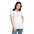 Broken and Beautiful Feather Women’s Premium Organic T-Shirt - white