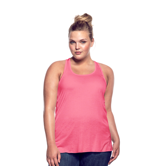 Women's Flowy Tank Top by Bella - neon pink