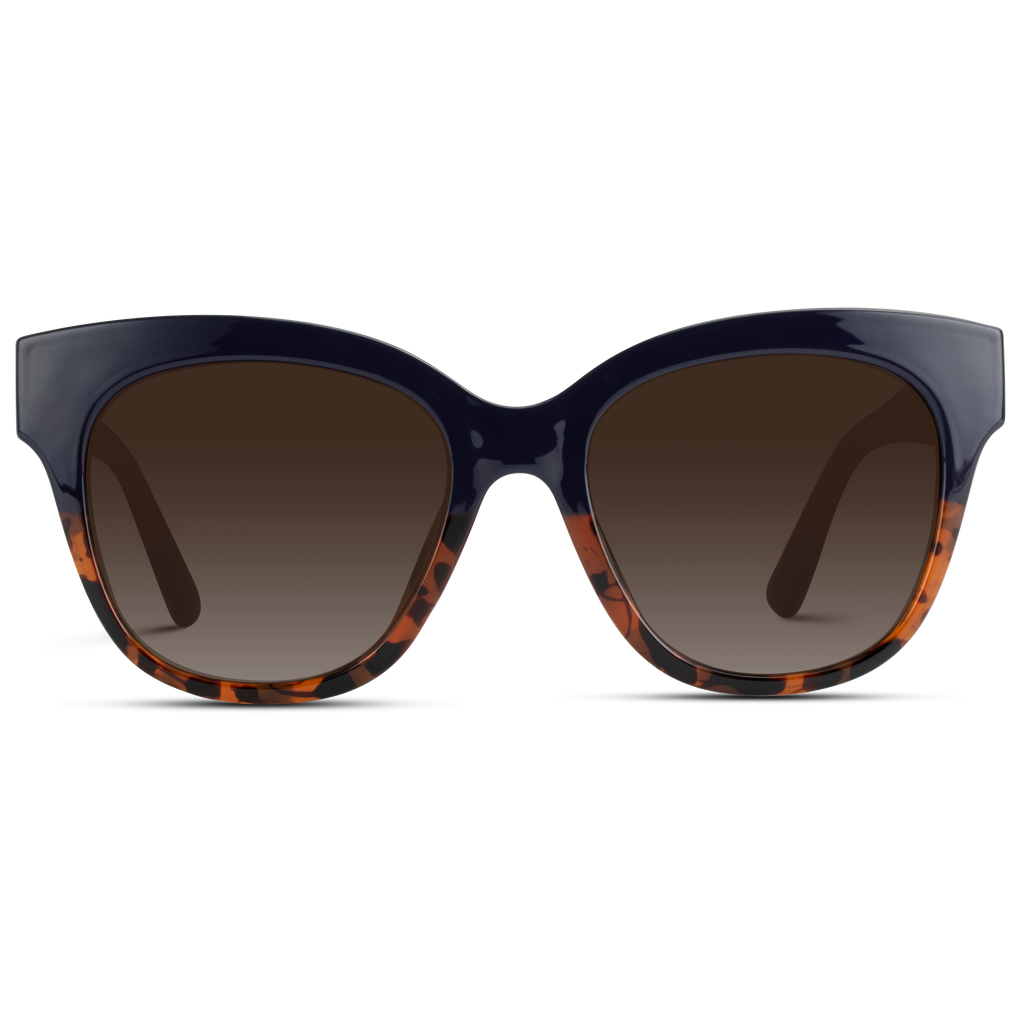 CHARLOTTE Oversized Soft Round Cateye Sunglasses 1