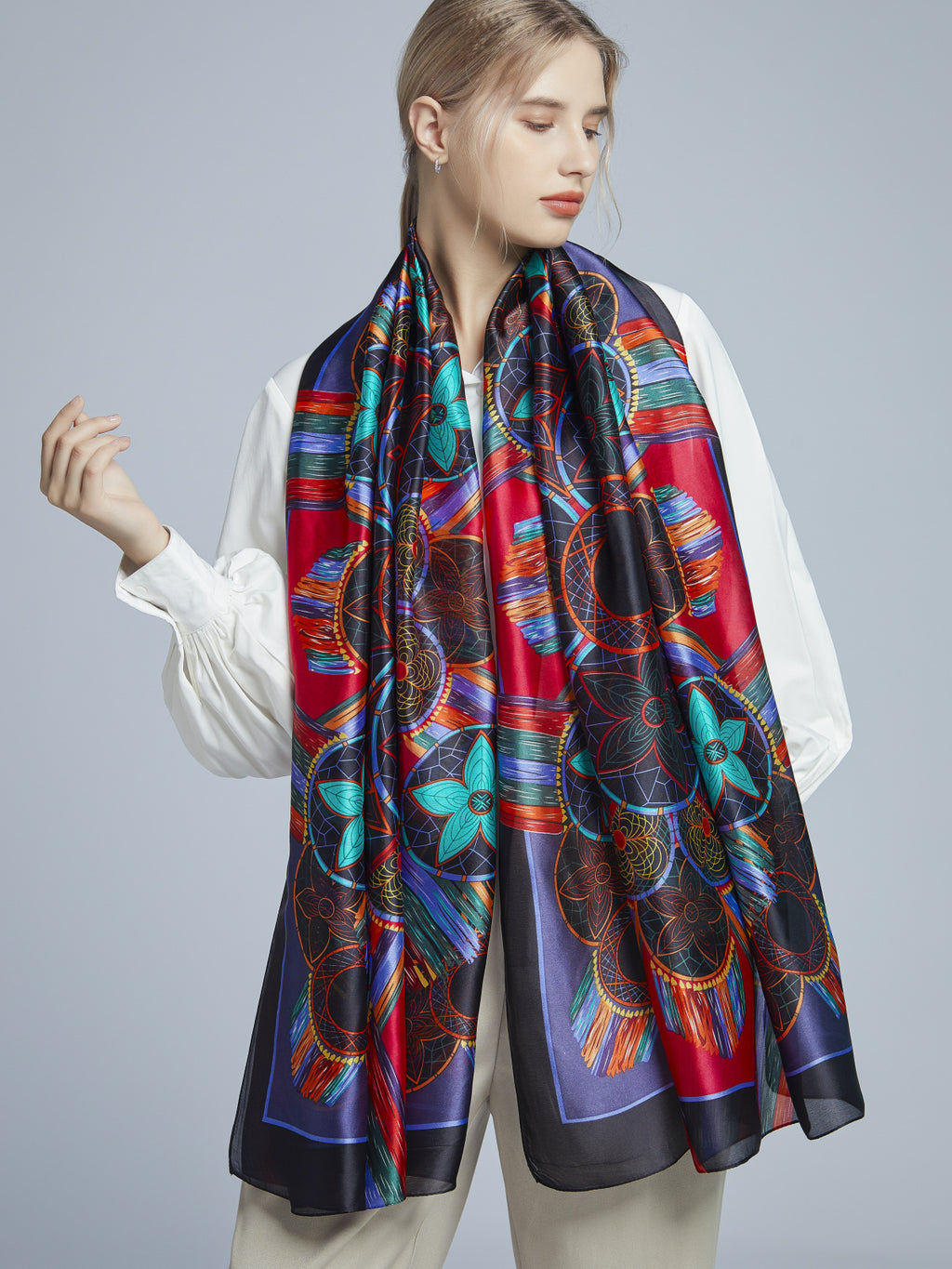 Long Silky Dream Catcher Scarf 2