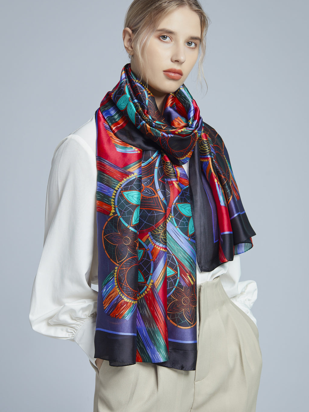 Long Silky Dream Catcher Scarf