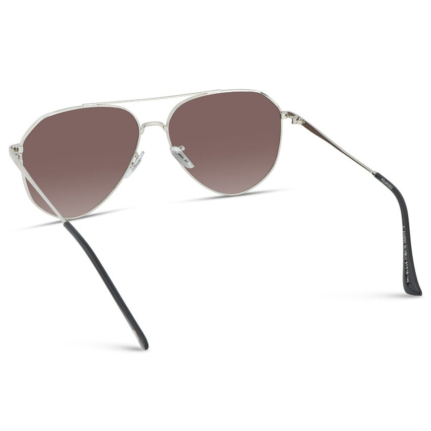 Notched Aviator Sunglasses