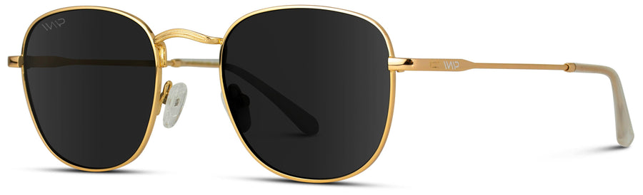 NOVA Retro Round Framed Metal Sunglasses
